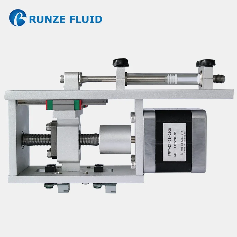 

Accurate Stepper Motor Syringe Pump Price Microliter Chemical Dispensing Software Control Support High Reliability Easy Cleaning