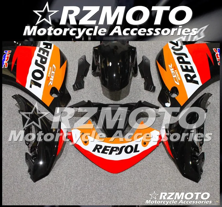 ABS мотоцикл обтекатель комплект для HONDA CBR250R 2011-2013 год кузов литья под давлением Магазин № 1234