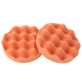 

Universal 4pcs 5 Inch/ 125mm Wave Sponge Buff Buffing Pad Polishing For Auto Car Polisher Cleaning Car Styling Accessories