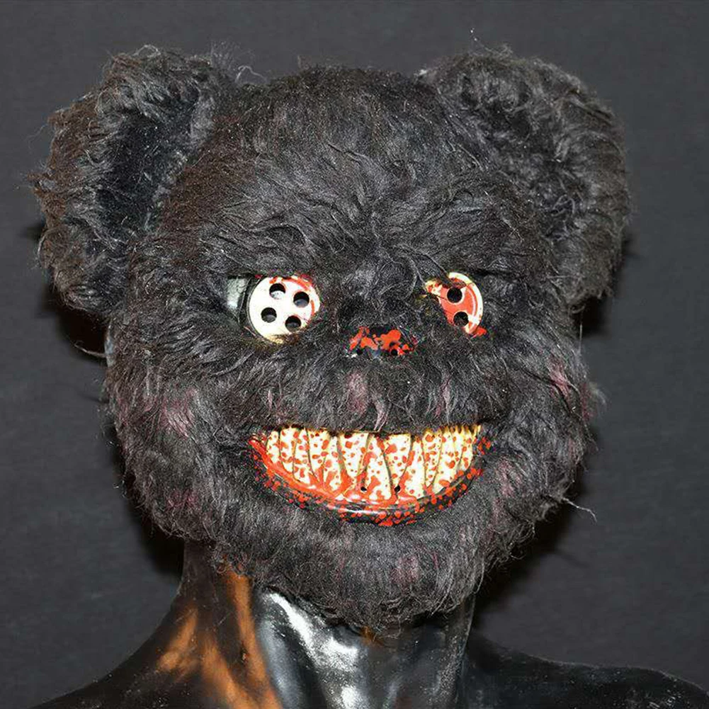 Плюшевые кровавый Медведь Кролик Жуткий Ужас плюшевая маска Хэллоуин маскарадный костюм реквизит DIY косплей шалость игрушка товары для Хэллоуина