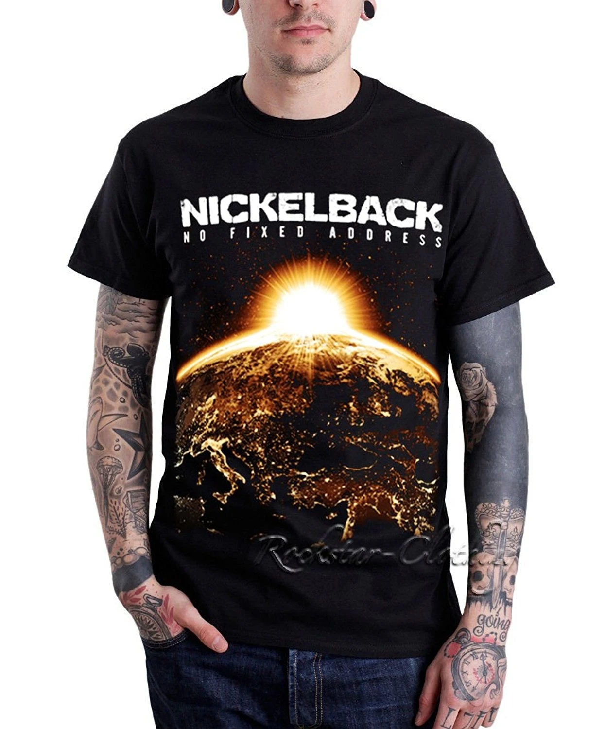 Camiseta para hombre, moda sin dirección fija, camiseta negra, camiseta novedosa para - AliExpress