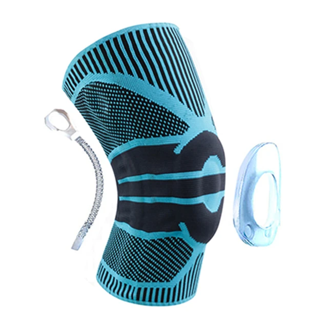 Knee Pads Professional Compression Knee Brace Support for Arthritis Relief, Joint Pain, ACL, MCL, Meniscus Tear, Post Surgery Style B Blue 1pcs