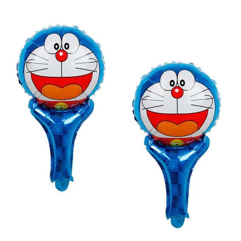 20pc hand doraemo 20 шт./лот) вечерние воздушные шары ручной стиль Человек-паук Халк Губка Боб Микки Рапунцель Белль Эльза Немо воздушные шары на день рождения - Цвет: 20pc hand doraemo