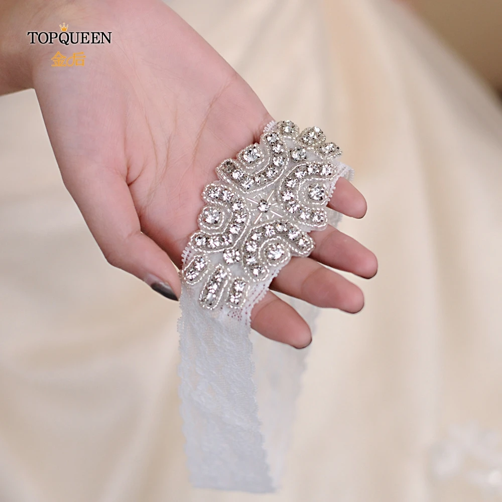 TOPQUEEN THS03 Дамское белье чулки с подвязками кружевной пояс для подвязок ноги кольцо жгут женский пояс Свадебные Подвязки для невесты