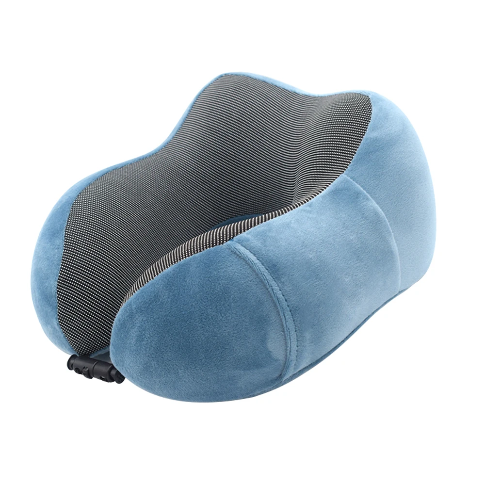 U Shaped Soft Slow Rebound Travel Pillow Memory Foam Neck Pillows Beddings Solid Cervical Healthcare 1PC | Дом и сад