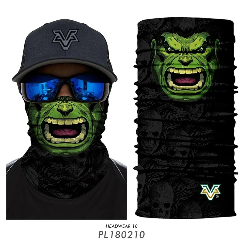 3D шеи Buff Masque Халк бесшовные бандана на открытом воздухе баннер Брюс маска для лица УФ повязка на голову Braga Cuello спортивные горные Лыжная маска-Балаклава