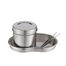 Микроблейдинг стерилизатор и комплект для дезинфекции из нержавеющей стали дезинфекция бак пластины Пинцет инструмент для очистки стерилизаторы горшок