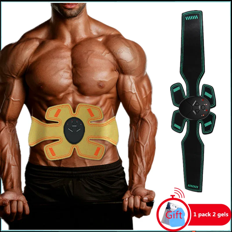 

Electric Muscle Stimulator Belt EMS Abs Trainer Electronic 6 Pack Abdominal Stimulator Machine Slimming Fitness Power Massager