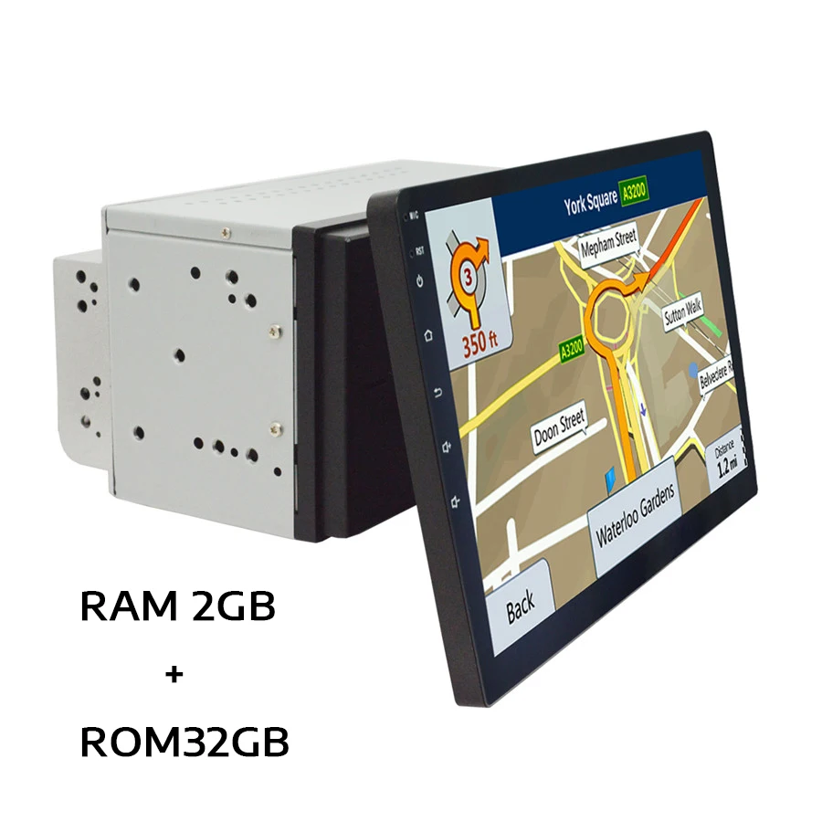  2DIN Rotatable 10.1
