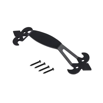 

Grab Pull With Screws Cabinet Sheds 11 Inch Rustic Style Gate Hardware Carbon Steel Heavy Duty Barn Door Handle Hotel Home