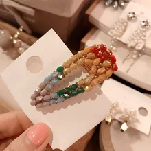 Южная Корея Dongdaemun головной убор MORI серия Фея Радуга Кристалл бессмертный зажим для волос головной убор и шпилька маленькая фея-головная повязка