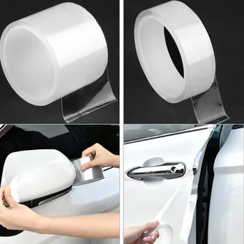 

Car Door Sill Scratchproof Stickers Protector Nano Tape for Peugeot RCZ 206 207 208 301 307 308 406 407 408 508 2008 3008 4008