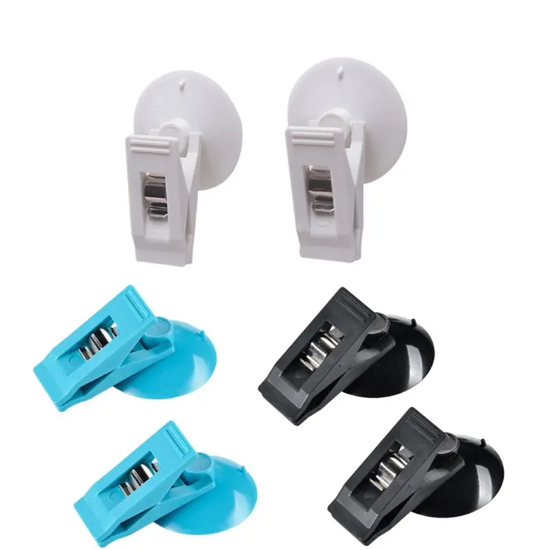 

2Pcs Car Interior Multi-Purpose Hook Plastic Sucker Removable Suction Cap Clip