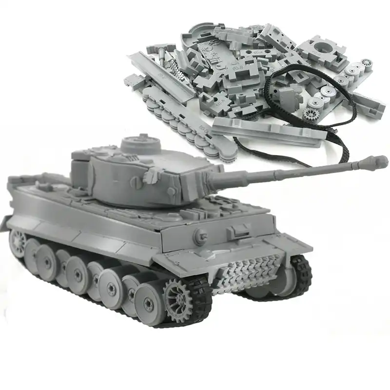 4D Tank Model Building Kits Military Assembly Educational Toys