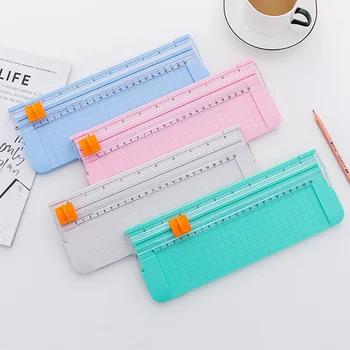 

Portable Light Office Kit A4 Precision Paper Card Art Trimmer Photo Cutter Cutting Mat Blades Home Cutting Tool School Supplies