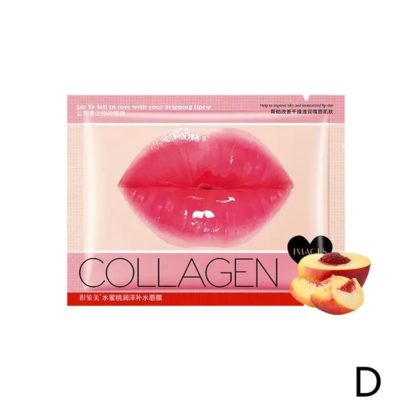 Crystal Collagen Lip Plumper Mask Honey Lip Mask Pads Enhancer Patch Care Aging Anti Gel Lips Scrub Moisture H6O0