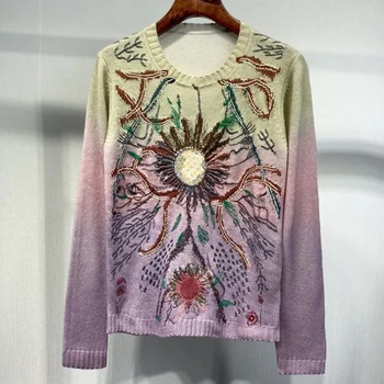 

Women Knitted Cardigan Sweater Autumn Winter 2020 Casual O-Neck Long Sleeve Knit Sweater Coat Female Tops