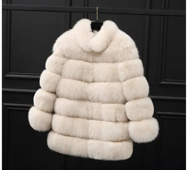 Натуральный мех, укороченная Одежда для беременных, зимнее пальто, теплое Настоящее роскошное пальто из искусственного меха для женщин с