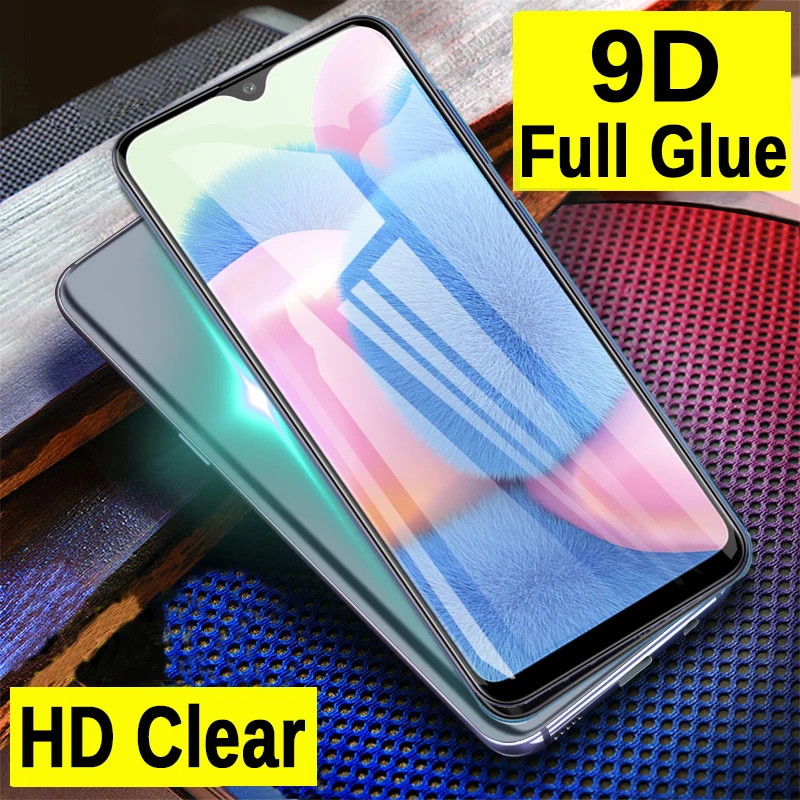 9D закаленное стекло для Samsung A30s SM A307 F DS защита экрана полностью клеящееся