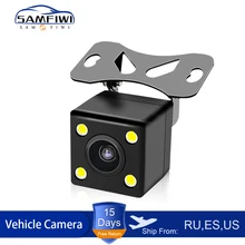 Samochodowa kamera cofania 4 LED widzenie nocne z wykorzystaniem podczerwieni widok z tyłu automatyczne monitorowanie parkowania CCD video backup szerokokątna kamera HD