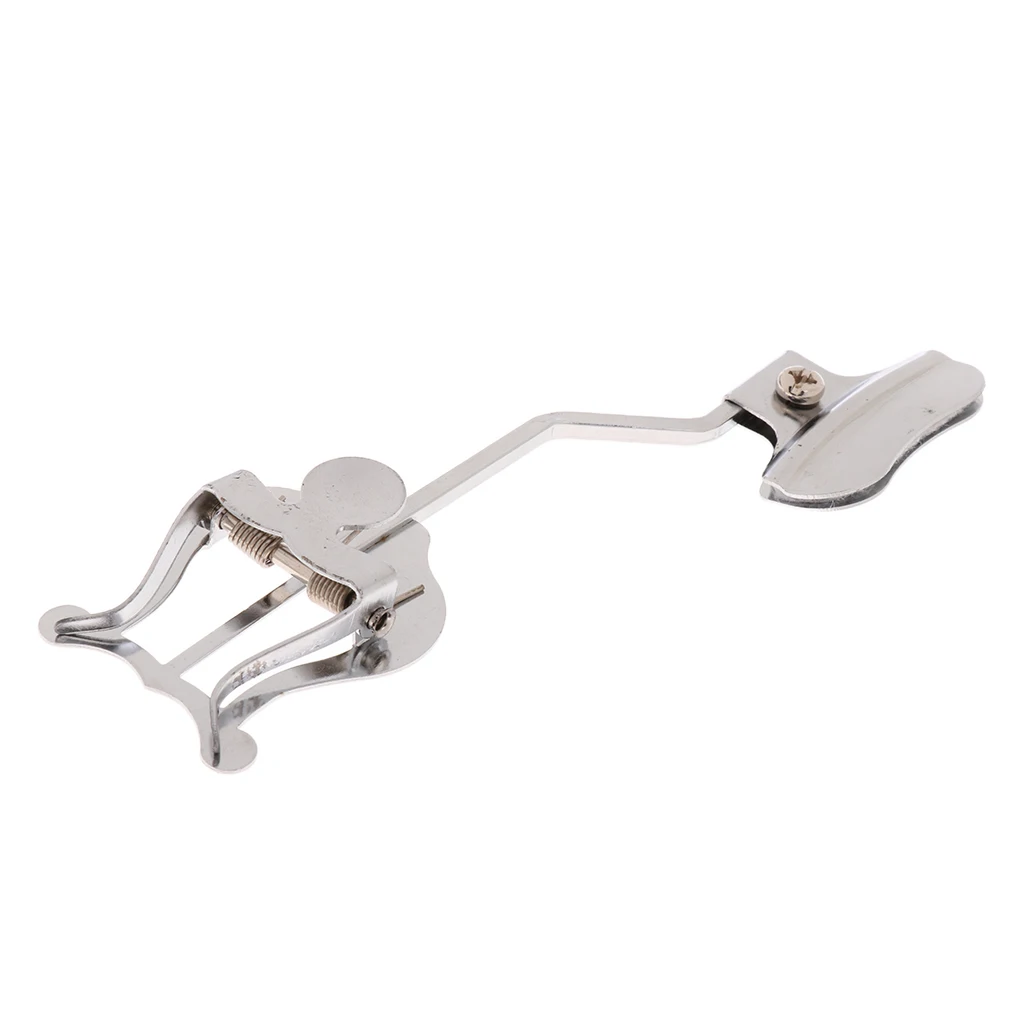4.13x 3.15inch Trumpet Marching Lyre Marching Lyre Clamp-On Sliver For Trombone