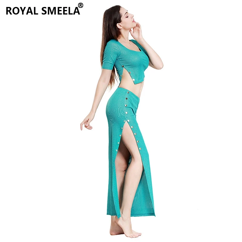 light green Одежда для занятий танцами живота, Осеннее женское сексуальное длинное платье для начинающих, для восточных, индийских танцев, для групповых тренировок, 7817 - Цвет: light green