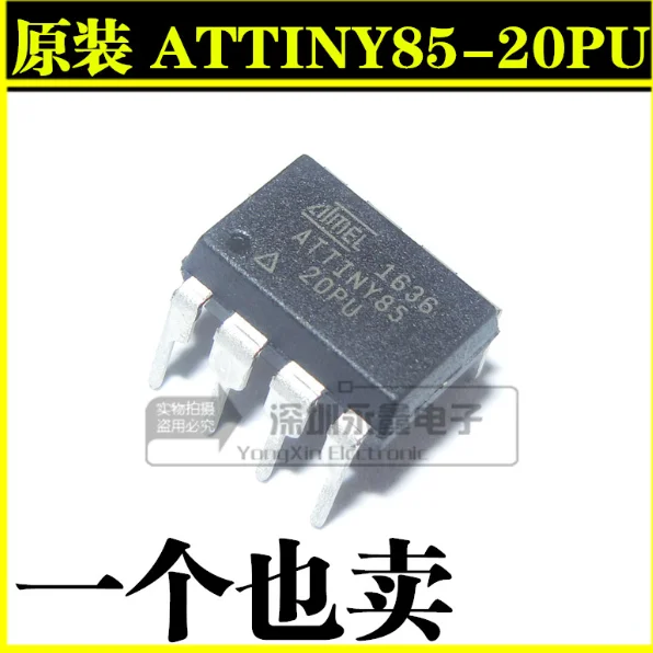 Mxy 1 шт. ATTINY85-20PU DIP-8 ATTINY85 DIP8 85-20PU ATTINY85-20 DIP ATTINY85-20SU SOP-8 Новый и оригинальный |