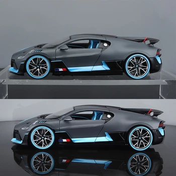 

Burgo 1:18 Scale Alloy Super Car Model Toy Bugati Divo With Steering Wheel Metal Table Decor Model Gift Collection Free shipping