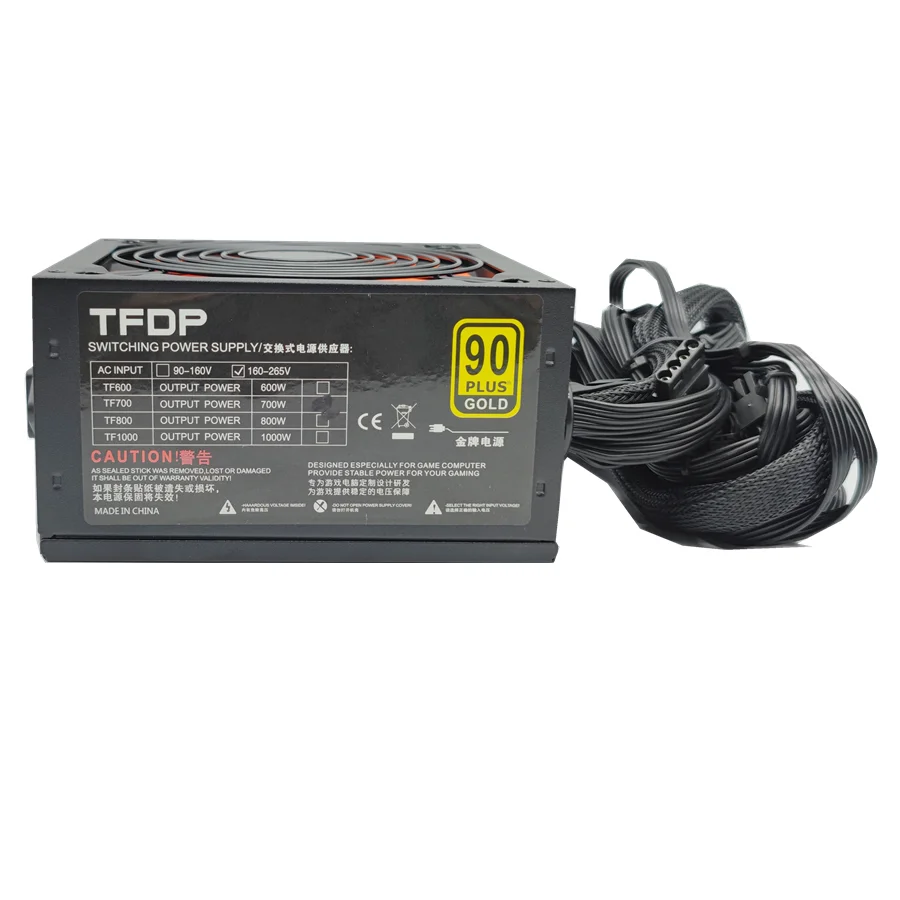 Alimentation PC 700W, PSU 12V, Support double CPU, PFC