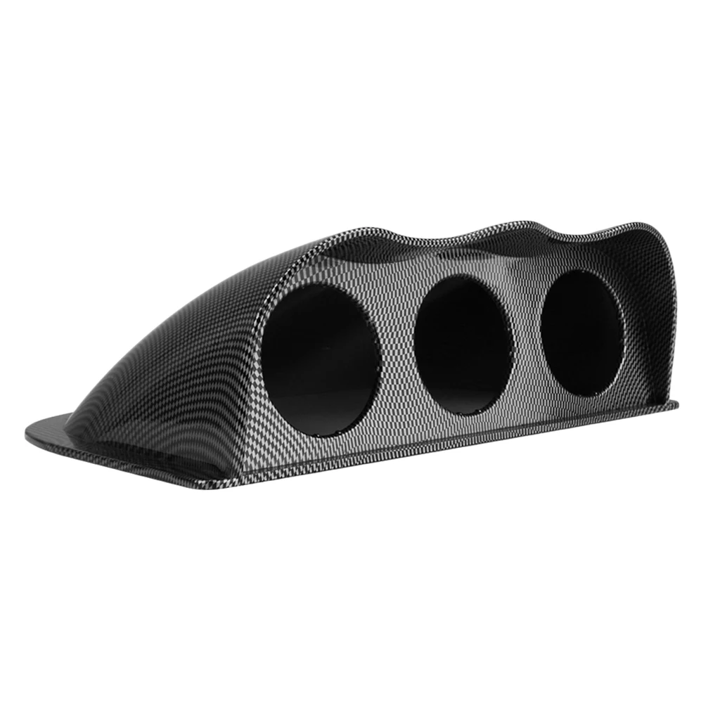 2'' Auto Triple Dash Gauge Meter Pod 3-Hole Dashboard Mount Holder Pod