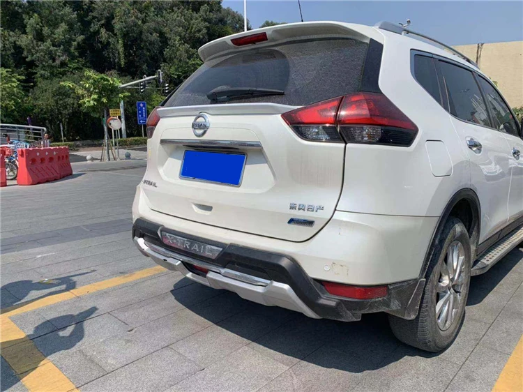 Для Nissan x trail спойлер на крышу из АБС материала автомобильное заднее крыло нажмите