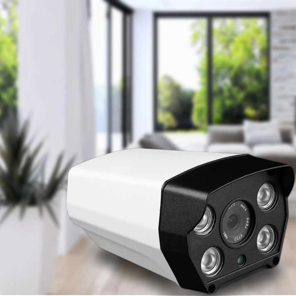 Special Price for  Dome Security Camera Infrared HD Network Camera DSP Technology QC-RS1035-4 Exquisitely Designed Dur