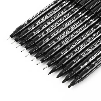 

12 Pcs Fineliner Pens Waterproof Archival Ink Fine Point Micro Pen or Beginners Writing Journaling Signature Multiliner