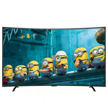 Billige Große Größe Gebogene Bildschirm 4K Led-fernseher Wifi TV 65 ''zoll Smart TV Android System Multi Langauges Fernsehen TV