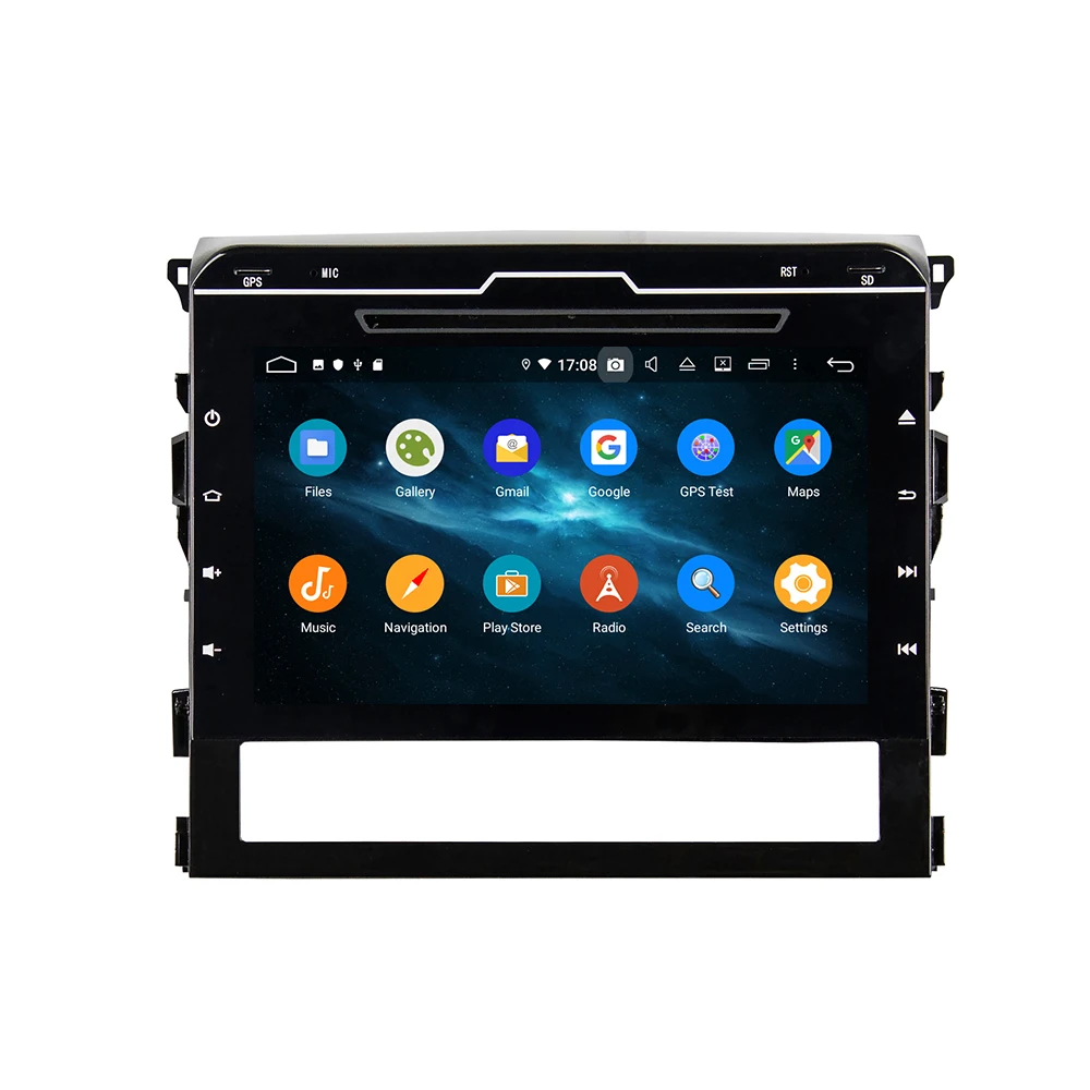 Android 9,0 Восьмиядерный 4 Гб ОЗУ 64 Гб ПЗУ автомобильный DVD gps навигатор мультимедийный плеер стерео для Toyota Land Cruiser