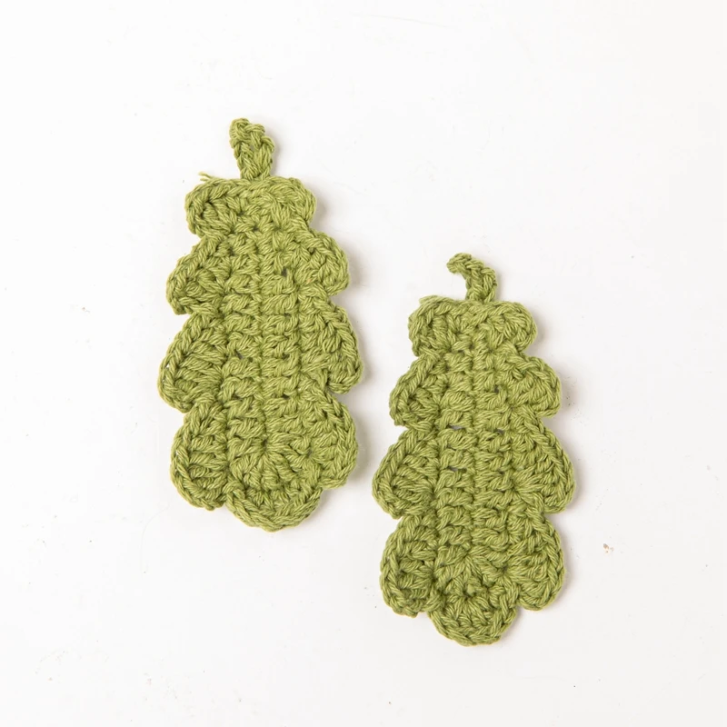 Wooden Crochet Beads Leaves Chewable Beads DIY Wooden Teething Knitting Jewelry Crib Sensory Toy Baby Teether 8pc teething toys baby teething toys
