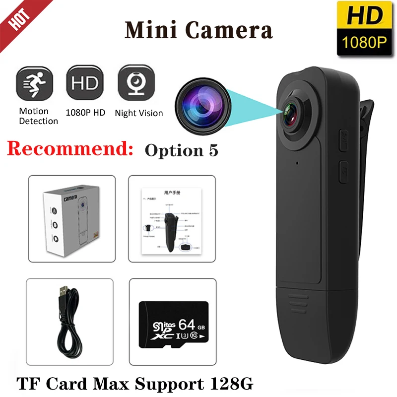 Маленькая камера HD 1080P Sport DV карманная мини-камера в виде ручки видеорегистратор с
