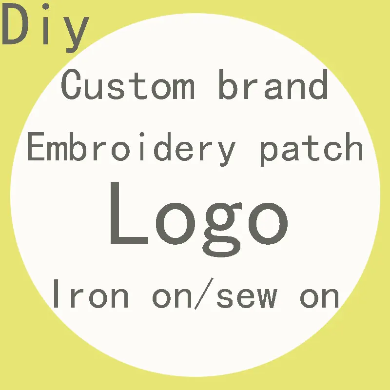 Brand Logo Patch Clothing Thermoadhesive Patches on Clothes Badges Stickers Iron Letters Embroidered for | Дом и сад