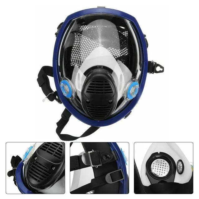 $47.99 Full Face Vapour Gas Mask Respirator 6800 Spray Paint Masks 15 in 1