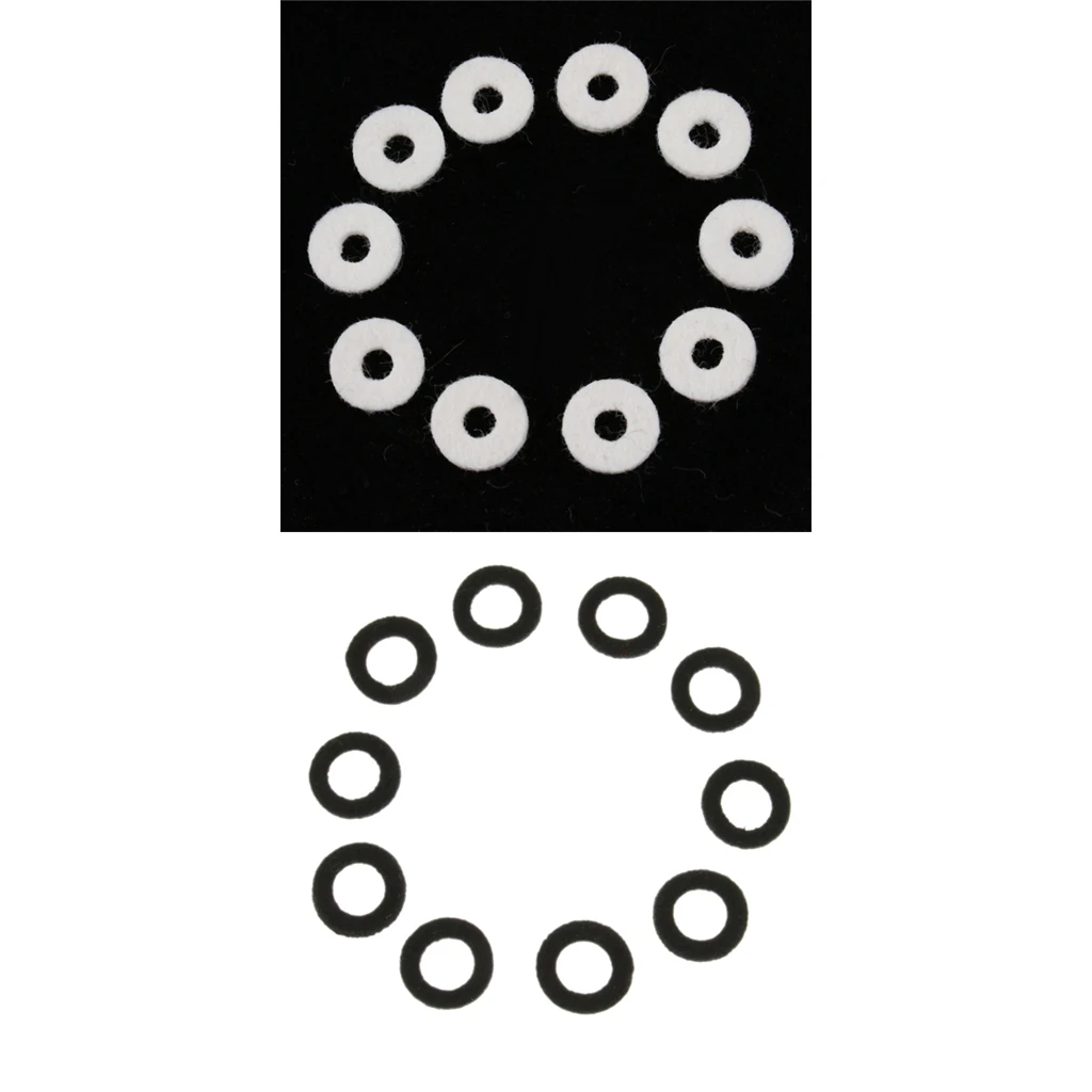 20 Pieces Wool Felt Trumpets Replacement Washers for Trumpeter DIY