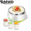 DMWD Mini Electric Yogurt Maker Automatic Yoghourt Machine Leben Natto Rice Wine Fermenter 1L Stainless Steel Liner Container EU 1