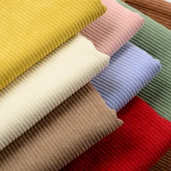 Corduroy Fabric Velvet Striped Flannel Shirt Jacket Guard Clothing Tissue Cotton-padded Pants Sofa Cover Sewing Cloth Material
