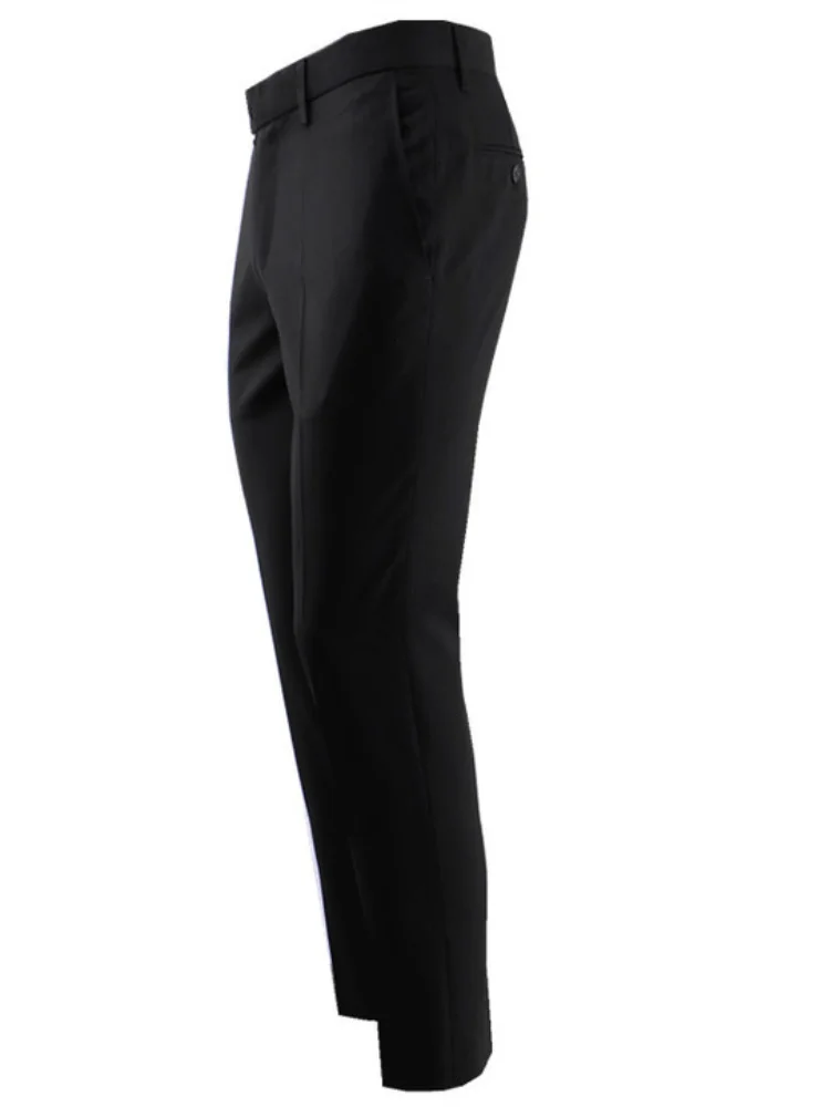 Men's Nine-Quarter Pants Casual Pants Pencil Pants Spring/Summer New Solid Color Fashion Trend Slim And Versatile Capri Pants