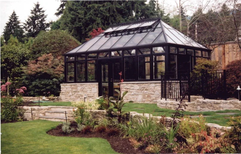 Luxury Conservatory outdoor sunrooms Prefab House Sunroom aluminium glass house