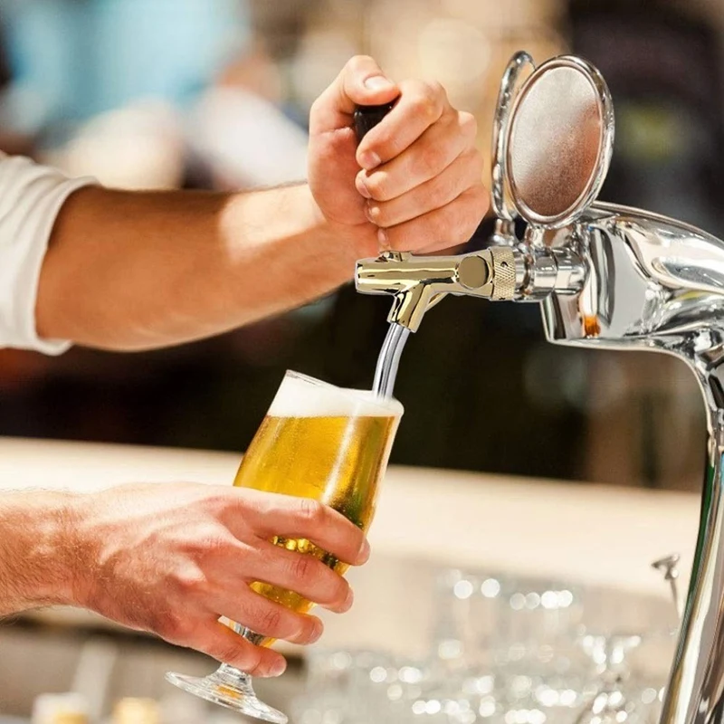  Beer Faucet Adjustable Beer Faucet Beer Handle Faucet Flow Control Faucet Faucet Kit for Brewed Dra