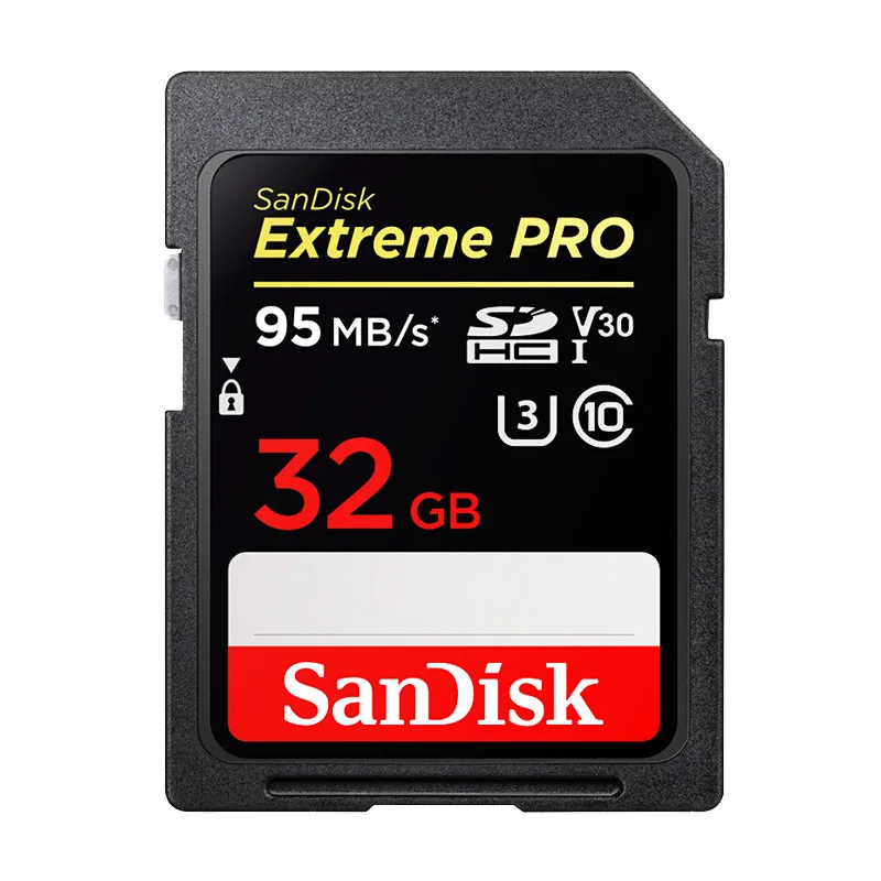 SanDisk, экстремальный Pro/Ultra, флешка sd card флешки 64 ГБ, sd-карта, карта памяти, 32 ГБ, флеш-карта, 128 ГБ, 16 ГБ, класс 10, U3, для камеры 1080p 3D, Full HD карта памяти карты микро сд карты памяти скидки - Емкость: SDXXG 95MB 32GB