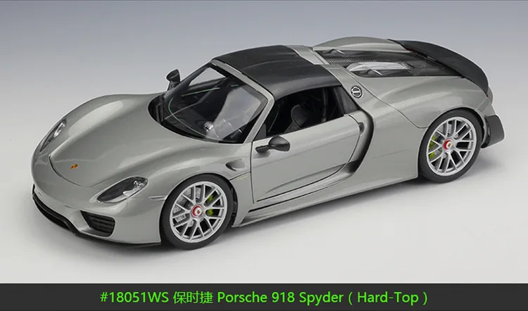 WELLY 1:18 918 Spyder спортивный автомобиль сплав Ретро модель автомобиля классическая модель автомобиля украшение автомобиля коллекция подарок