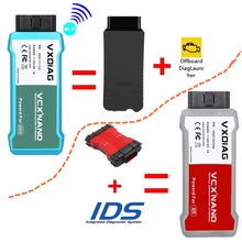 VXDIAG VCX Nano для Ford/Mazda 2 в 1 с IDS OBD OBD2 wifi автомобильный диагностический инструмент Поддержка автомобиля до года многоязычный