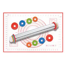 Набор инструментов для выпечки из нержавеющей стали, для дома, кухни, антипригарное помадка, торт, тесто, ролик, инструменты для выпечки, коврики для выпечки