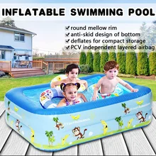 120 см надувной детский бассейн Piscina портативный открытый детский ванна для бассейна детский бассейн bBaby плавательный бассейн